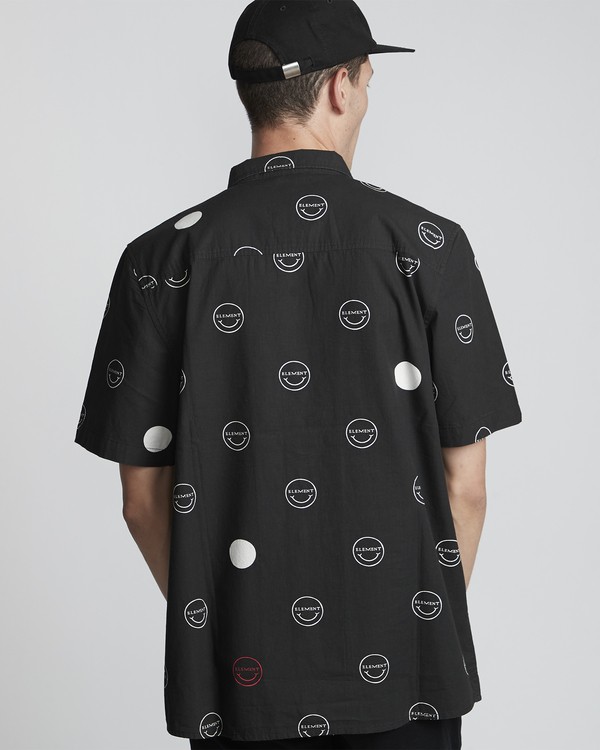 2 Polka Smile - Camisa de manga morta para Hombre  S1SHA3ELP0 Element