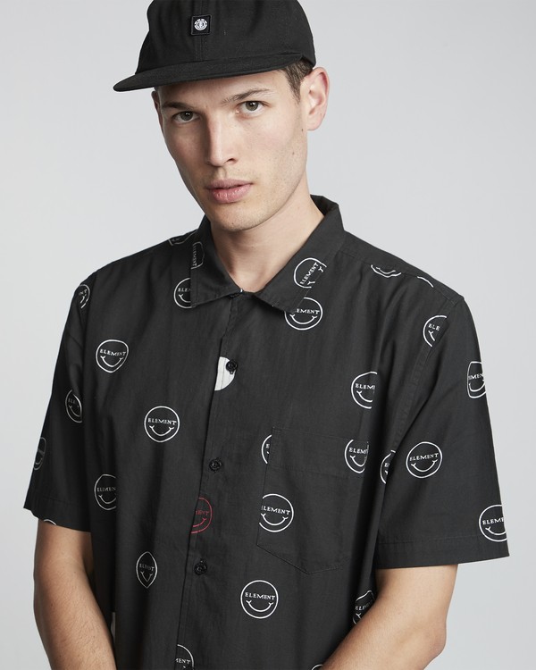 3 Polka Smile - Camisa de manga morta para Hombre  S1SHA3ELP0 Element