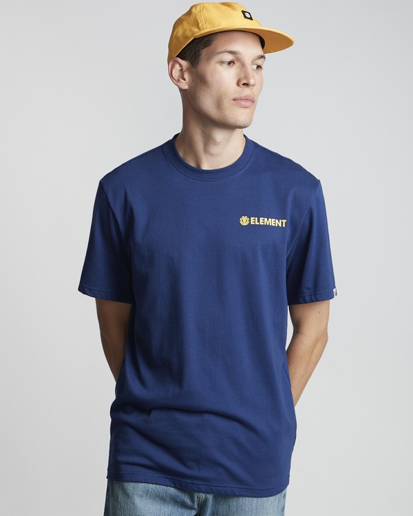 1 Blazin Chest - Short Sleeve T-Shirt for Men Blue S1SSA1ELP0 Element