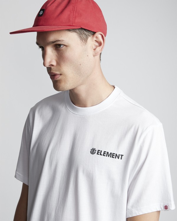 3 Blazin Chest - Short Sleeve T-Shirt for Men White S1SSA1ELP0 Element