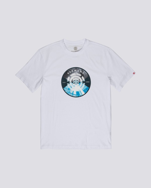 0 Aiken - Short Sleeve T-Shirt for Men White S1SSA2ELP0 Element