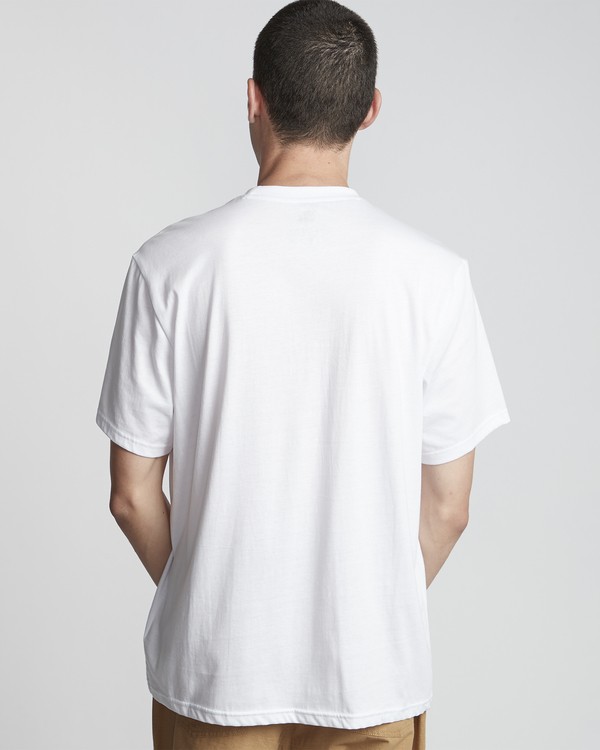 2 Leopard Block Icon - Camiseta de manga corta para Hombre Blanco S1SSA5ELP0 Element