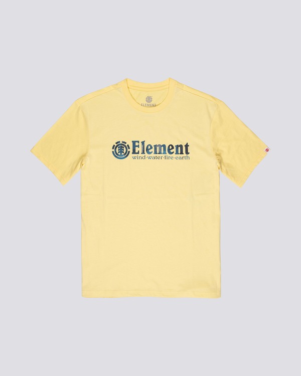 0 Boro - Short Sleeve T-Shirt for Men Yellow S1SSA6ELP0 Element