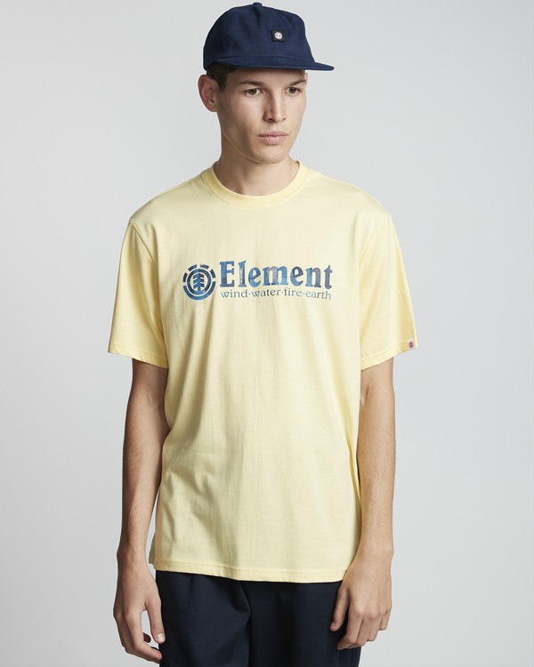 1 Boro - Short Sleeve T-Shirt for Men Yellow S1SSA6ELP0 Element