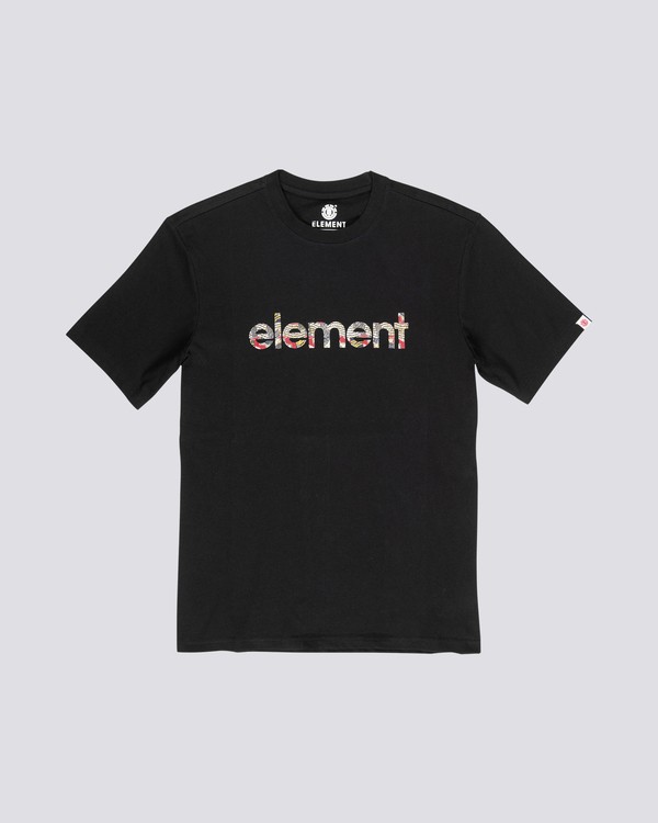 element, Origins - T-Shirt für Herren, FLINT BLACK (3732) 0 Origins - T-Shirt für Herren Schwarz S1SSB1ELP0 Element