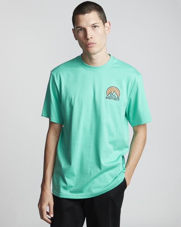 3 Sonata - T-Shirt manches courtes pour Homme Vert S1SSB2ELP0 Element