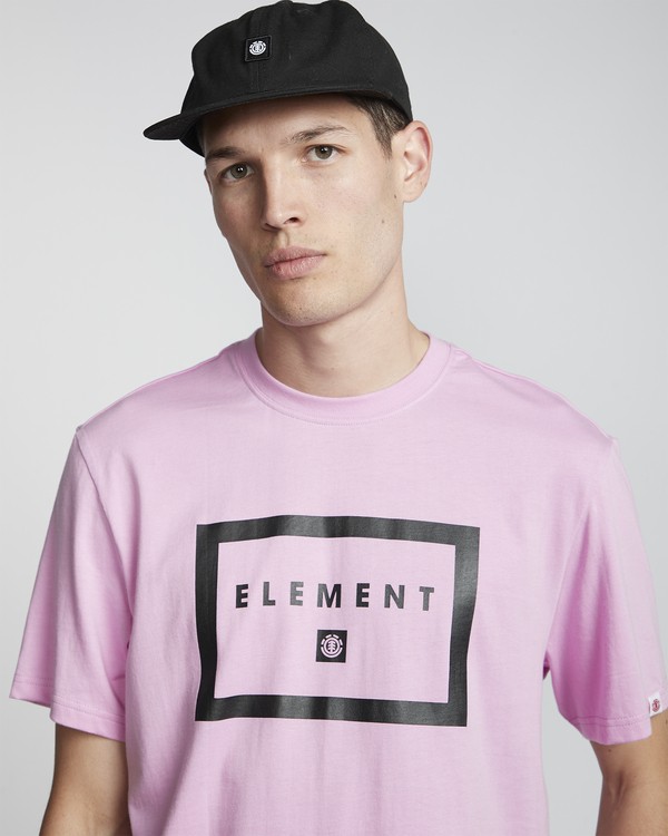 3 Banzer - T-Shirt manches courtes pour Homme Violet S1SSB4ELP0 Element