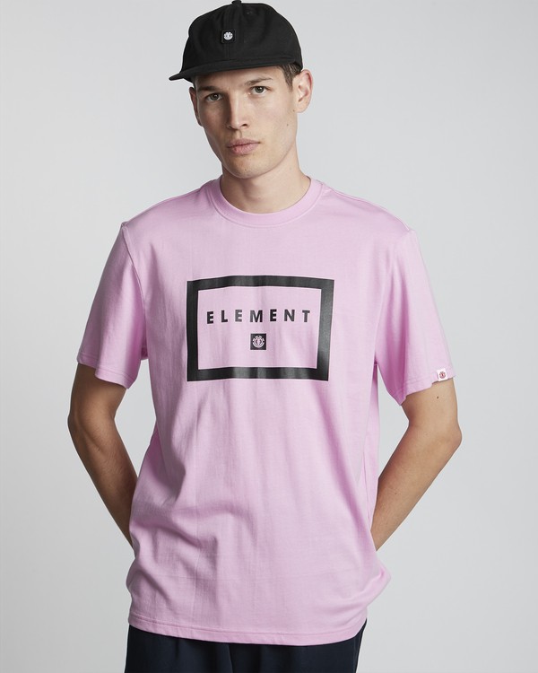 1 Banzer - T-Shirt manches courtes pour Homme Violet S1SSB4ELP0 Element