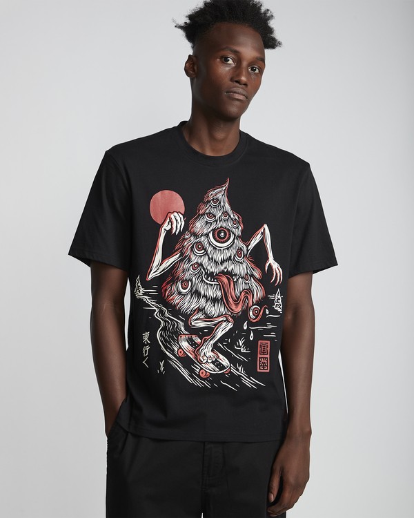 1 Timber! Go East Tree Ghost - Organic Cotton Short Sleeve T-Shirt for Men  S1SSD2ELP0 Element
