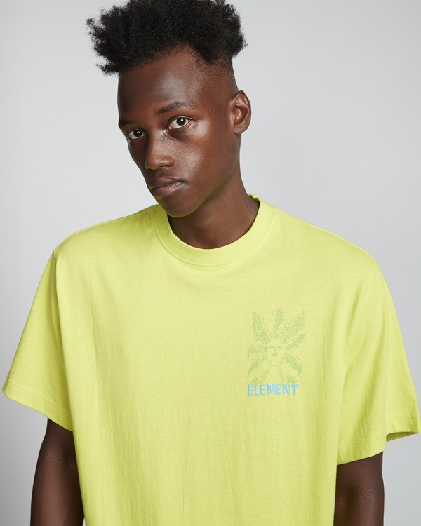 4 Tetsunori Tawaraya Six Eyes Sheep - Short Sleeve T-Shirt for Men Yellow S1SSE4ELP0 Element