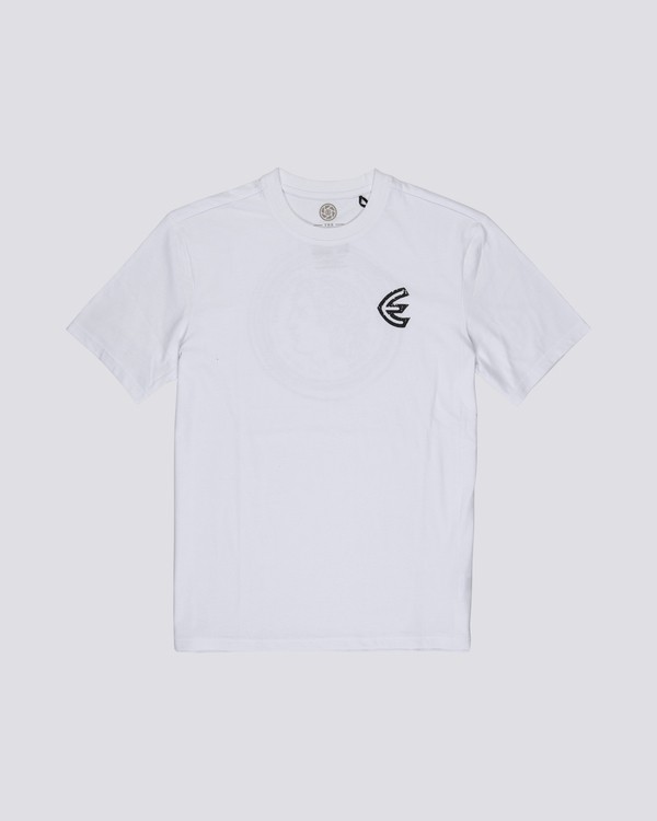 0 No Pain No Gain Tralle - Organic Cotton Short Sleeve T-Shirt for Men White S1SSE7ELP0 Element