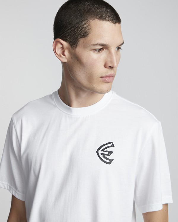 4 No Pain No Gain Tralle - Organic Cotton Short Sleeve T-Shirt for Men White S1SSE7ELP0 Element