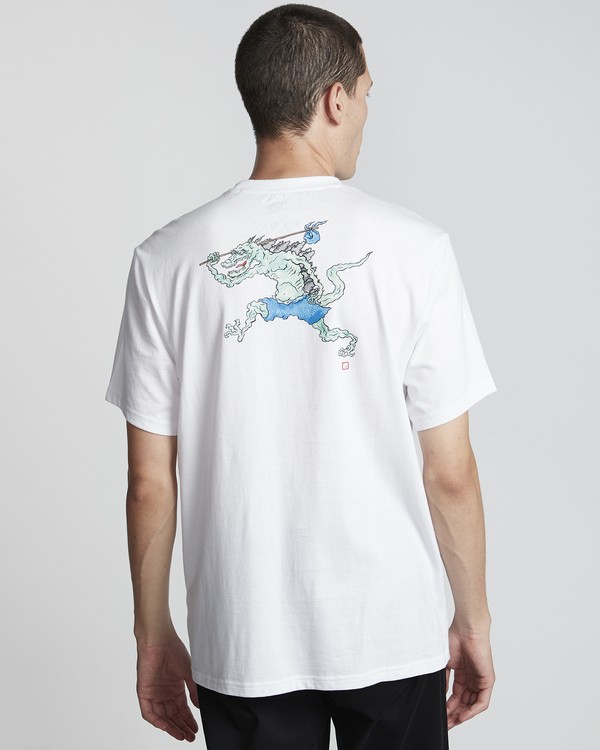 2 Tuckwei - Organic Cotton Short Sleeve T-Shirt for Men White S1SSF1ELP0 Element