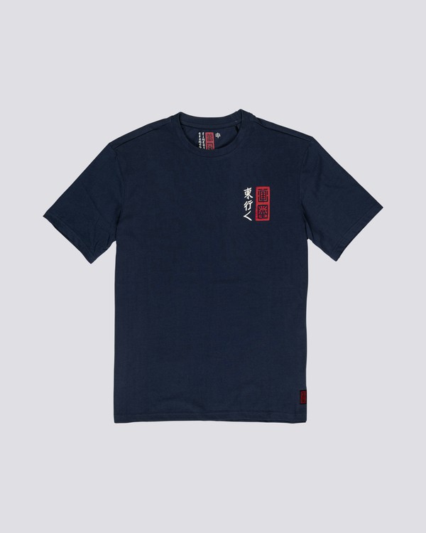 0 Timber! Go East Demon Keeper - T-Shirt aus Bio-Baumwolle für Herren Blau S1SSF4ELP0 Element