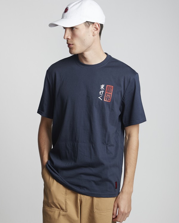 3 Timber! Go East Demon Keeper - T-Shirt aus Bio-Baumwolle für Herren Blau S1SSF4ELP0 Element