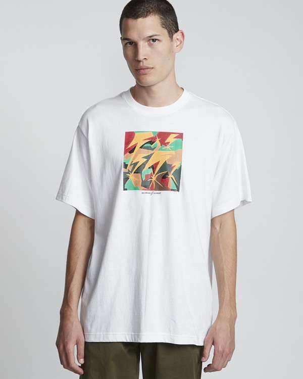 1 Bad Brains Brainstorm - Short Sleeve T-Shirt for Men White S1SSG3ELP0 Element