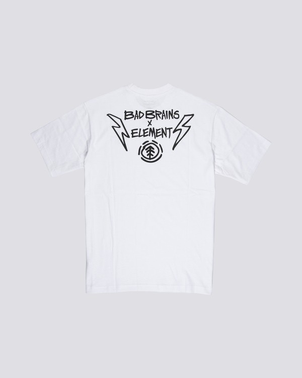 1 Bad Brains Bolt Lock - T-Shirt für Herren Weiss S1SSG4ELP0 Element