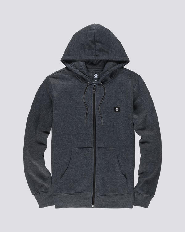 0 92 - Sudadera con capucha y cremallera para Hombre Negro S1ZHA4ELP0 Element