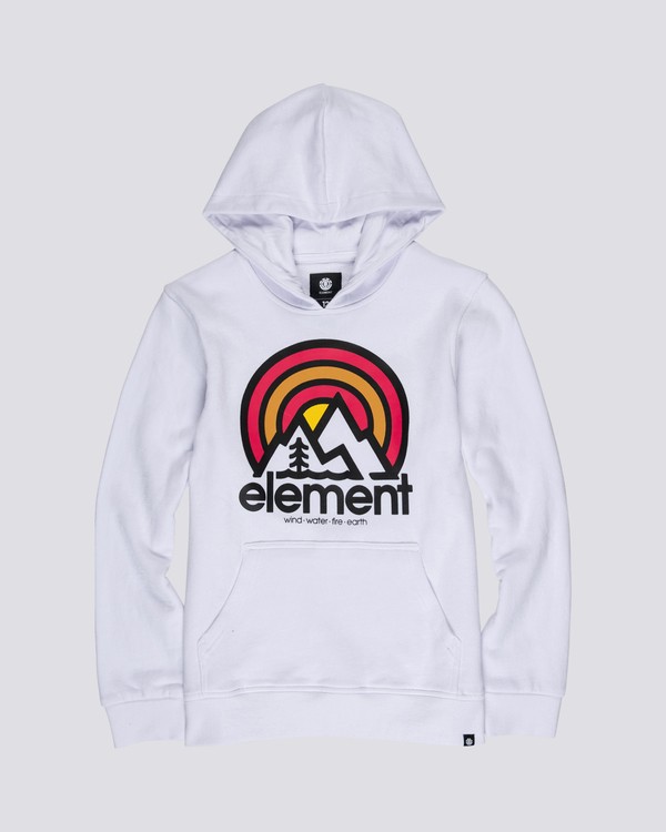 0 Sonata - Sweat à capuche pour Garçon Blanc S2HOA7ELP0 Element