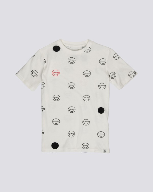 0 Calvin - Top manches courtes pour Garçon Blanc S2KTA5ELP0 Element