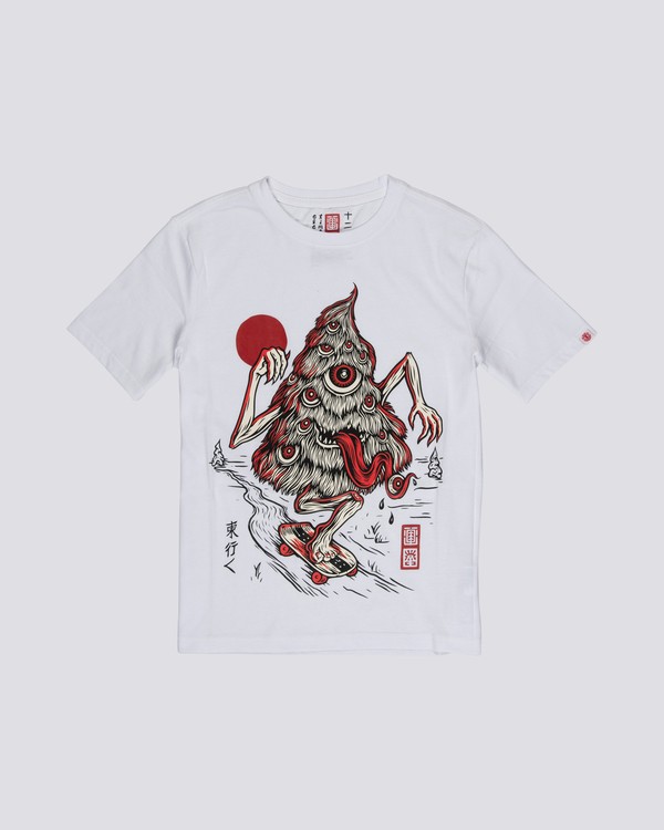 0 Tree Ghost - T-Shirt manches courtes pour Gar&ccedil;on Blanc S2SSA1ELP0 Element