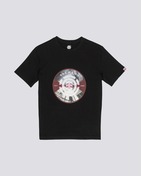 0 Aiken - T-Shirt manches courtes pour Garçon Noir S2SSA3ELP0 Element