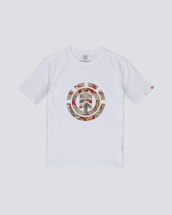 0 Origins Icon - T-Shirt manches courtes pour Garçon Blanc S2SSA5ELP0 Element