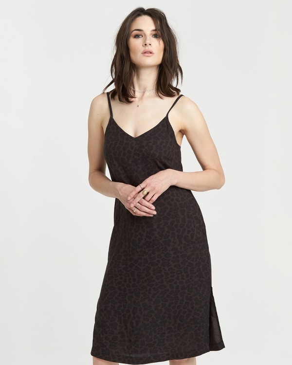 2 Roberta - V-Neck Dress for Women Black S3DRA1ELP0 Element