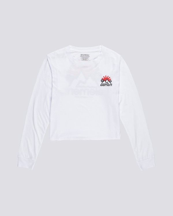 0 Rising Crop - Longsleeve aus Bio-Baumwolle für Damen  S3LSA2ELP0 Element
