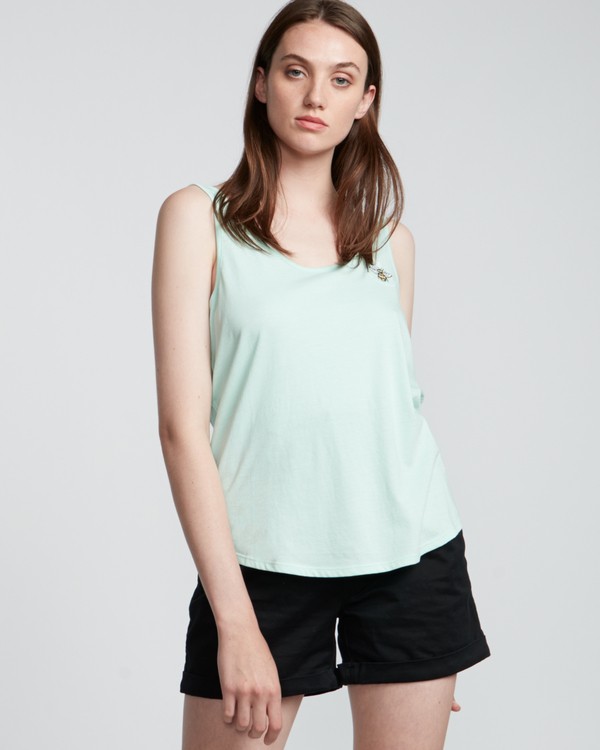 1 Branded Low - Débardeur en coton biologique pour Femme  S3SGA4ELP0 Element