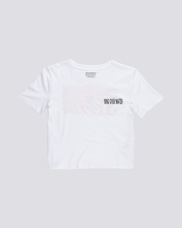 0 Modern Crop - T-Shirt aus Bio-Baumwolle für Damen  S3SSA6ELP0 Element