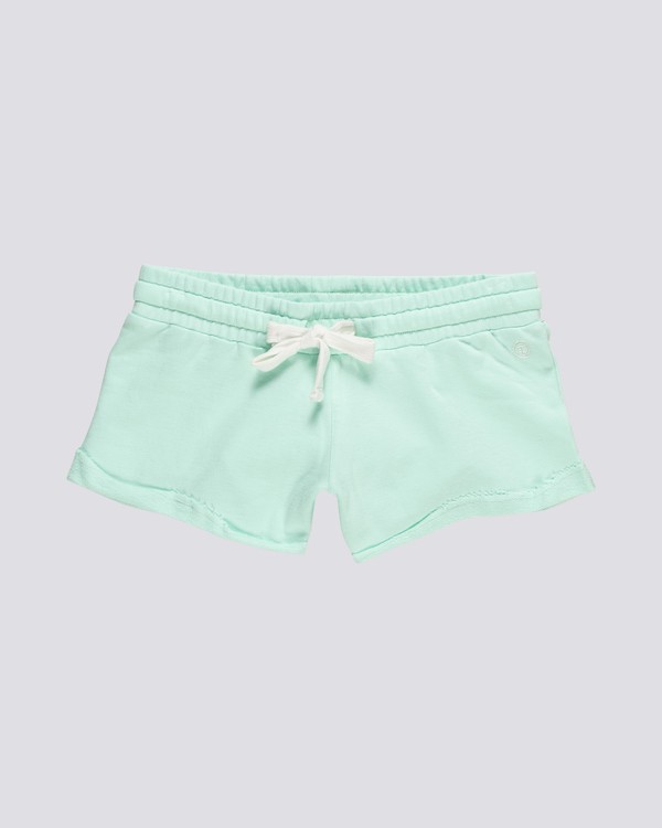 0 Dont Dare - Elastic Waist Shorts for Women Green S3WKA7ELP0 Element