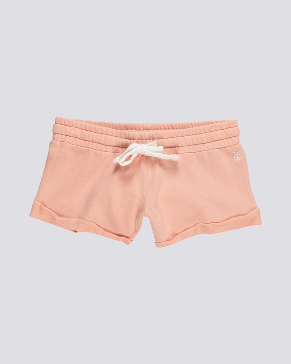 0 Dont Dare - Pantalones cortos con cintura elástica para Mujer Rosa S3WKA7ELP0 Element