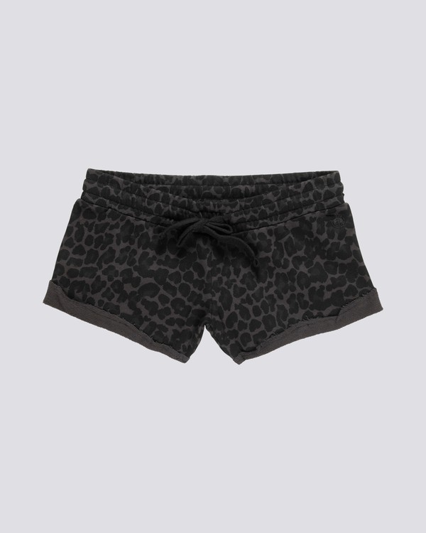 0 Dont Dare - Elastic Waist Shorts for Women Black S3WKA7ELP0 Element