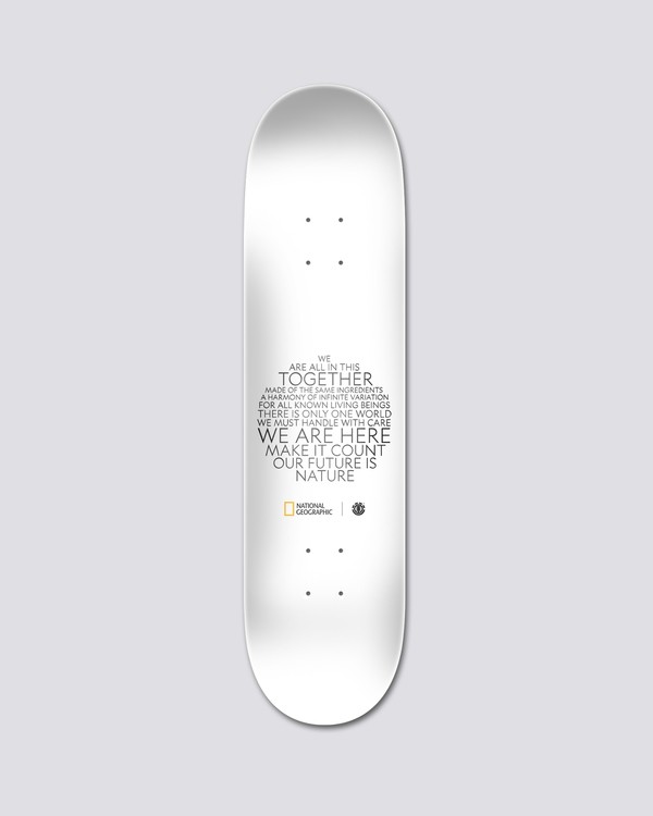 1 National Geographic 8.25" Nat Geo Molecule - Skateboard Deck  S4DCB1ELP0 Element