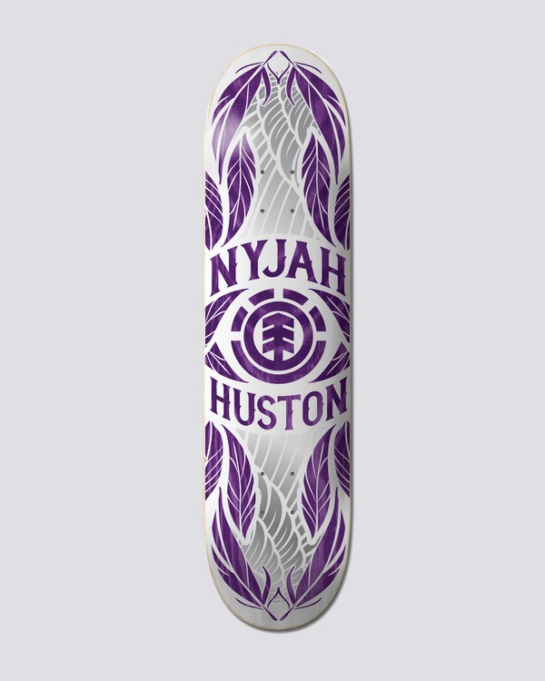 0 8" Nyjah Feathers Purple - Skateboard Deck  S4DCF7ELP0 Element