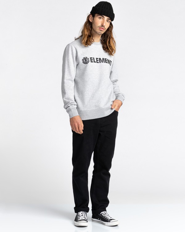 2 Blazin - Sweatshirt für Männer Grau U1CRA1ELF0 Element