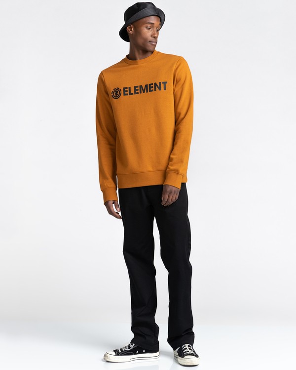 2 Blazin - Sudadera para Hombre Marron U1CRA1ELF0 Element