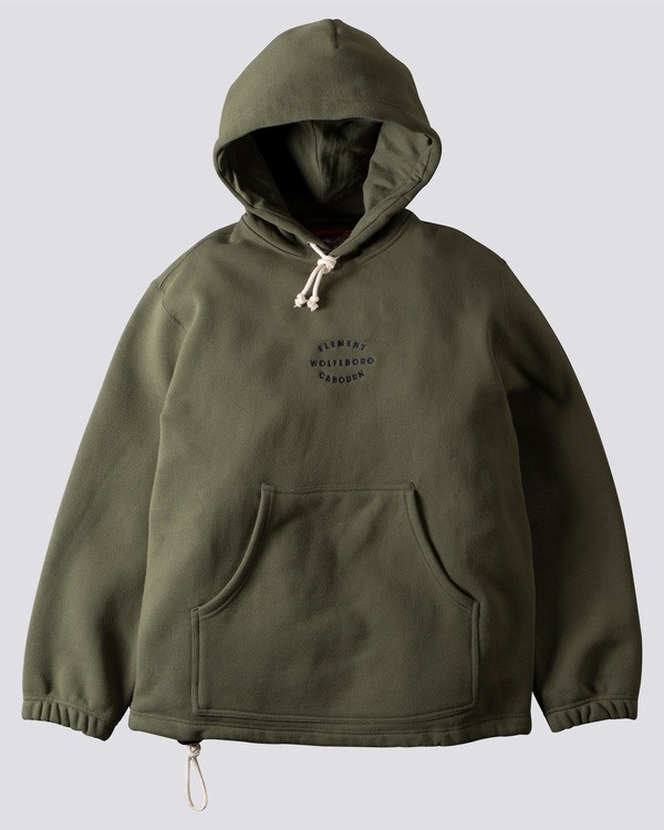 0 Nigel Cabourn Patch - Hoodie for Men Green U1FLA5ELF0 Element