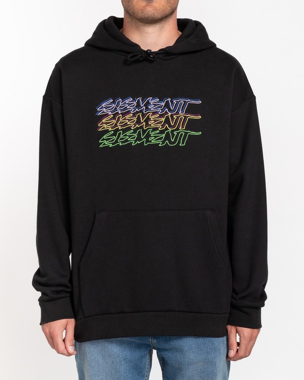 1 Big Gradient - Felpa con cappuccio da Uomo  U1HOA5ELF0 Element
