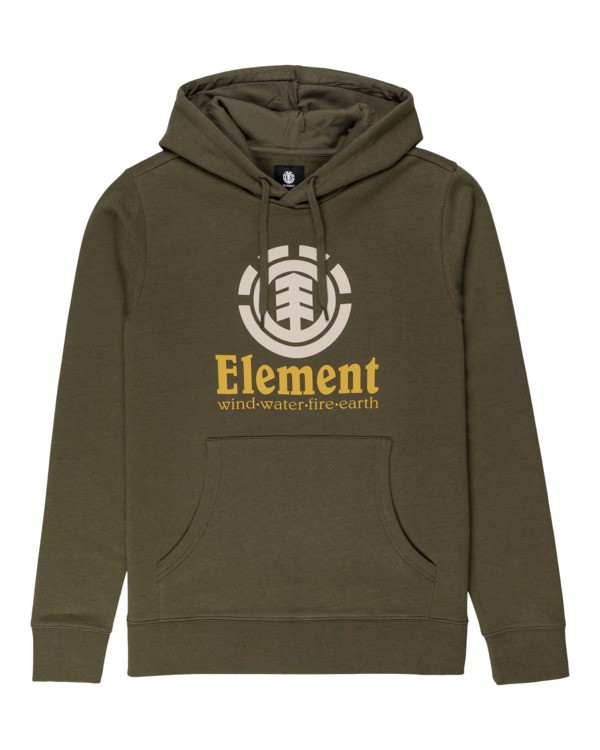 0 Vertical - Kapuzenpullover für Männer Grün U1HOB3ELF0 Element