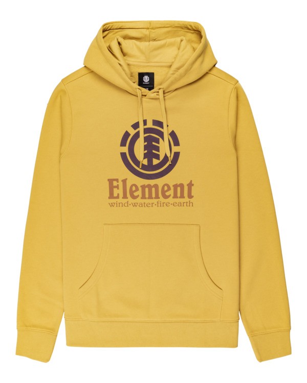 0 Vertical - Sudadera con Capucha para Hombre Amarillo U1HOB3ELF0 Element