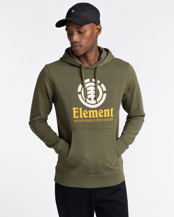1 Vertical - Kapuzenpullover für Männer Grün U1HOB3ELF0 Element