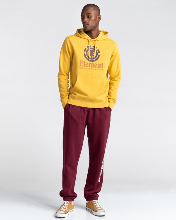 2 Vertical - Sudadera con Capucha para Hombre Amarillo U1HOB3ELF0 Element