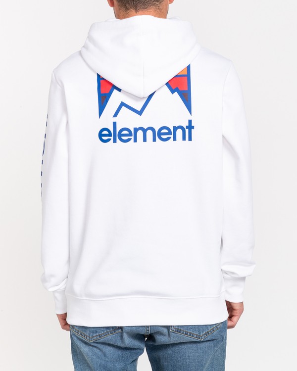 4 Joint - Sweat à capuche Unisexe Blanc U1HOB5ELF0 Element
