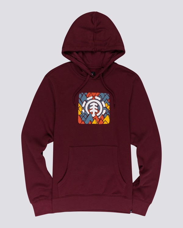 element, Palette - Sudadera con capucha para Hombre, VINTAGE RED (1715) 0 Palette - Sudadera con capucha para Hombre Rojo U1HOB7ELF0 Element