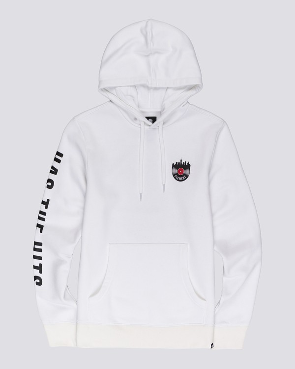 1 Vinnys - Sweat à capuche pour Homme Blanc U1HOC2ELF0 Element