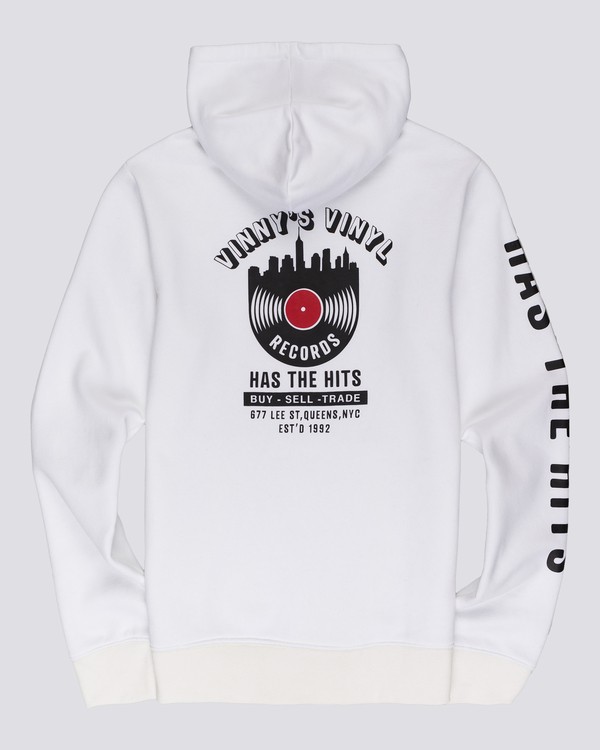 0 Vinnys - Sweat à capuche pour Homme Blanc U1HOC2ELF0 Element