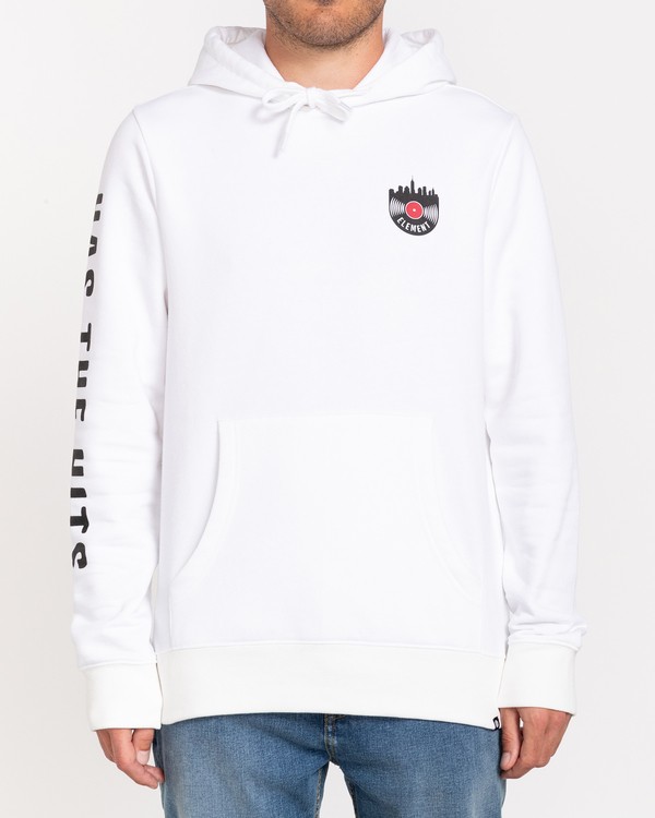 2 Vinnys - Sweat à capuche pour Homme Blanc U1HOC2ELF0 Element