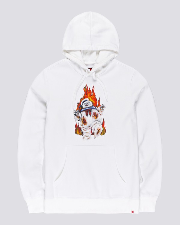 0 Ghostbusters Inferno - Sudadera con capucha para Hombre Blanco U1HOE4ELF0 Element